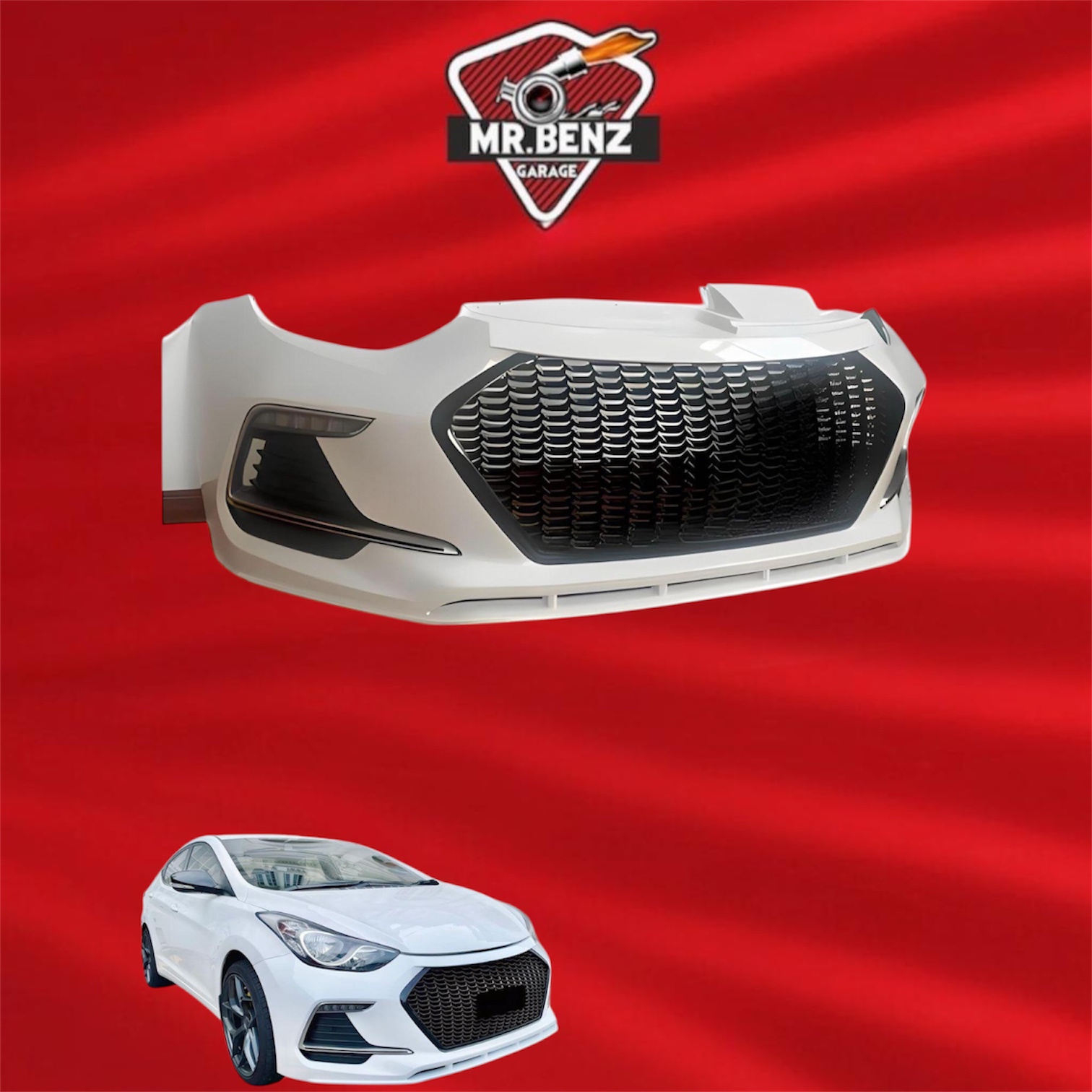 Sport Front Grille for Hyundai Elantra