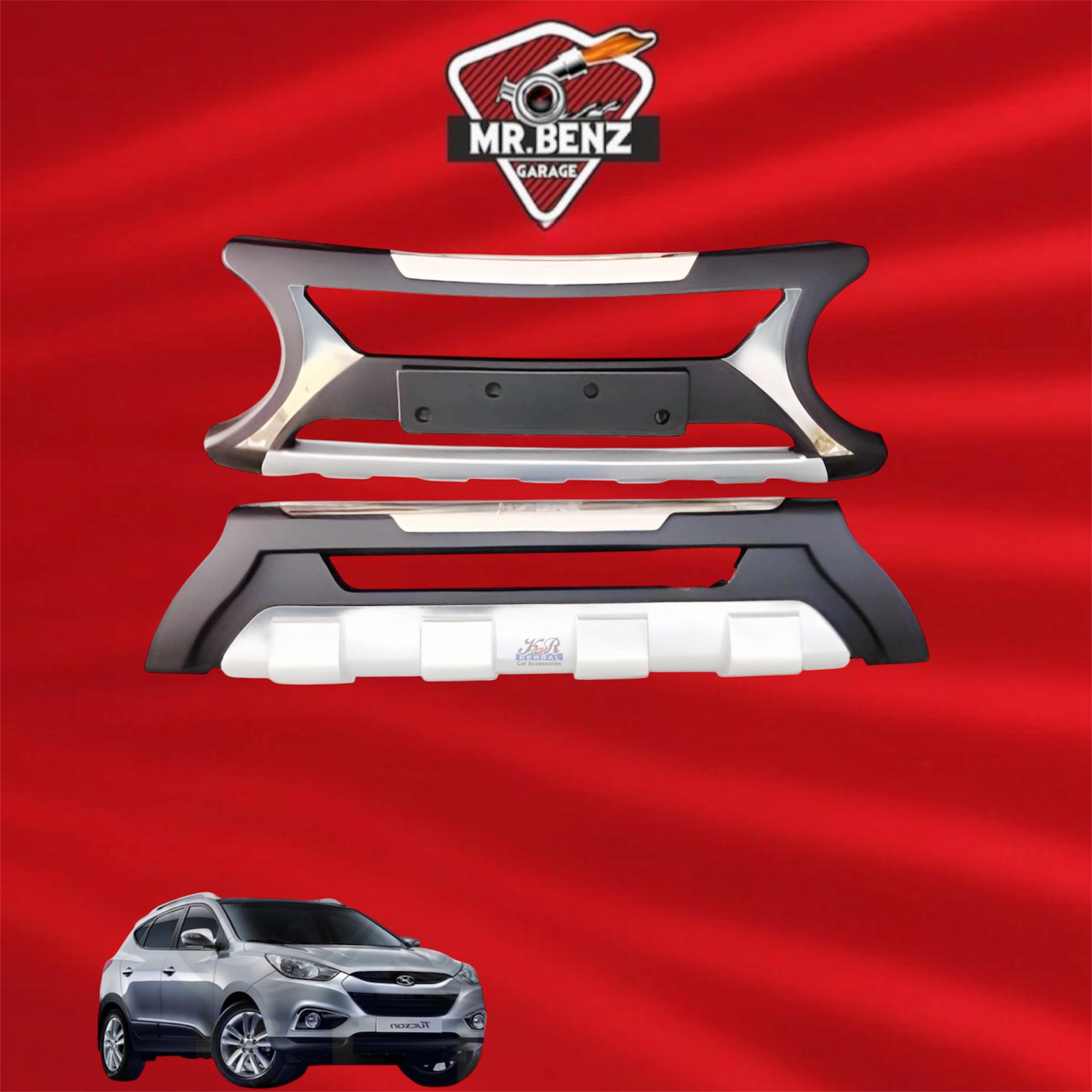 Front & Rear Diffuser for Opel Mokka