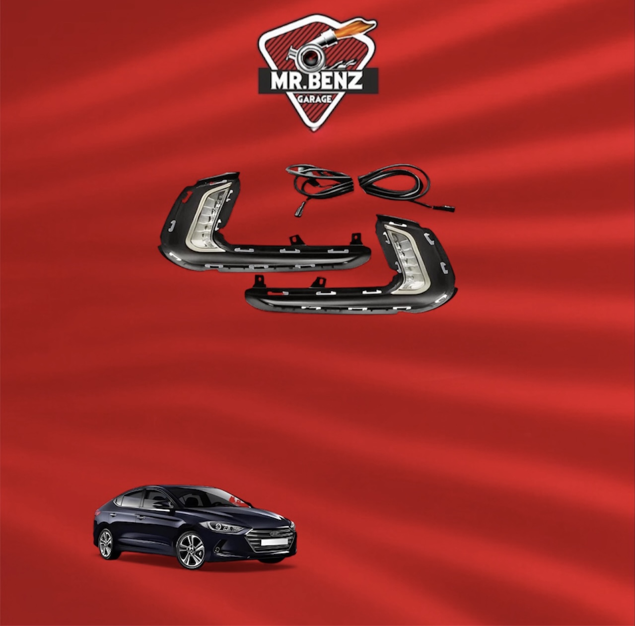 Original LED Fog Lights for Hyundai Elantra AD