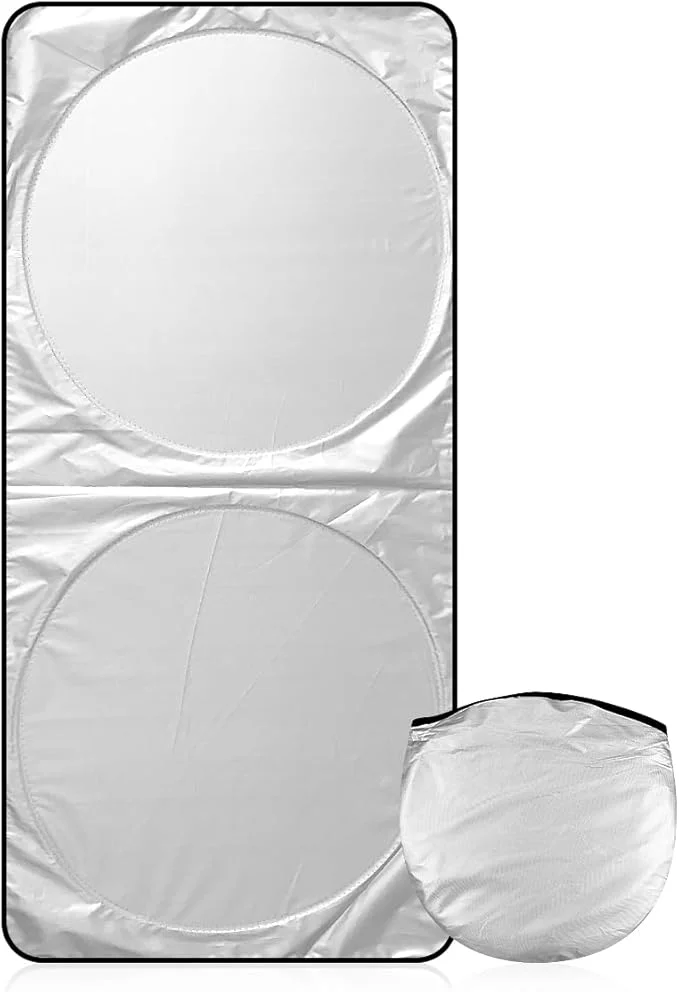 Dual Car Sun Shades for Front Windshield Protection