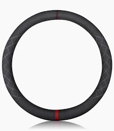 Premium Leather Steering Wheel Cover