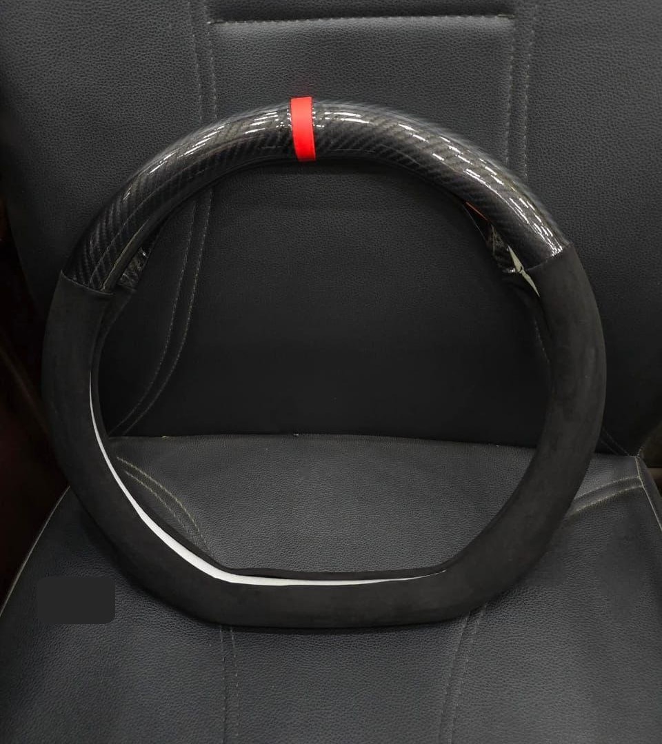 Carbon Fiber Steering Wheel Cover