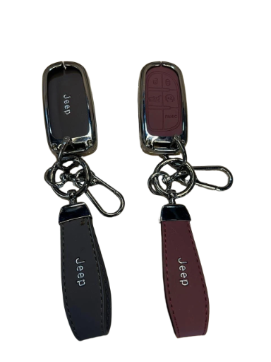 Jeep Luxury Metal Leather Key Cover