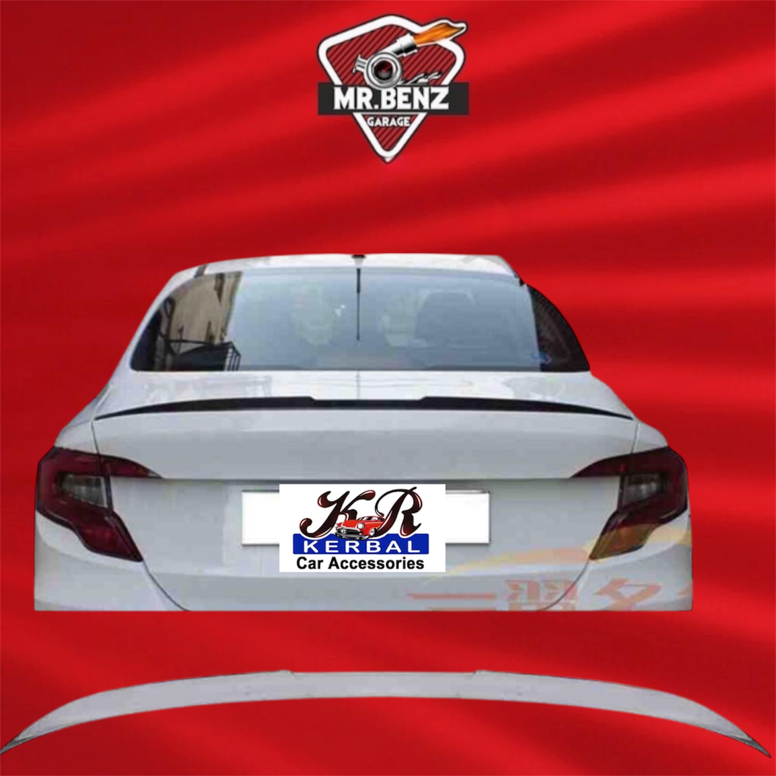 Rear Spoiler for Tebu Car