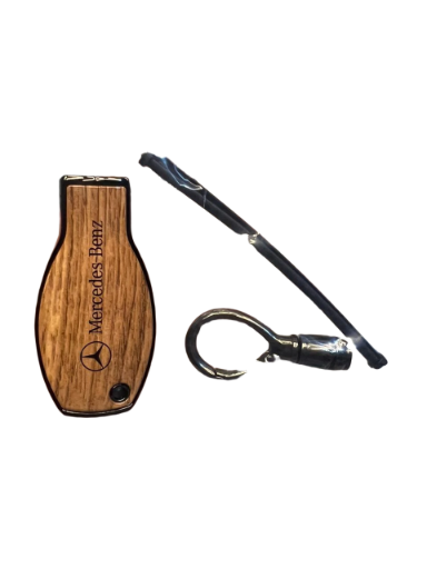 Mercedes-Benz Wooden Key Fob Case
