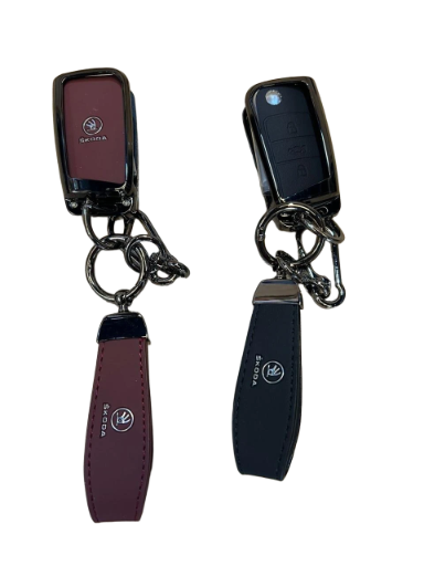 Skoda Elegant Leather Key Medal