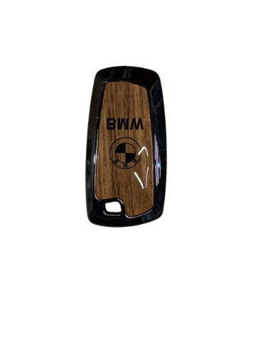 BMW Wooden Metal Key Cover