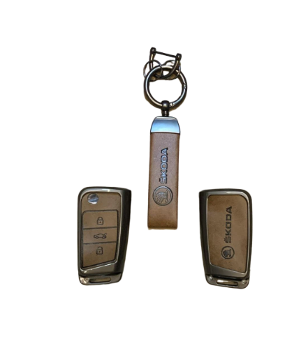 Modern Skoda Key Fob Set