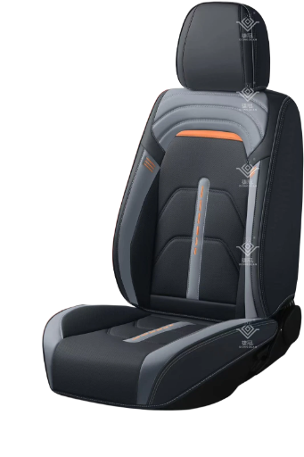 Grey Premium Leather Car Seat Cover