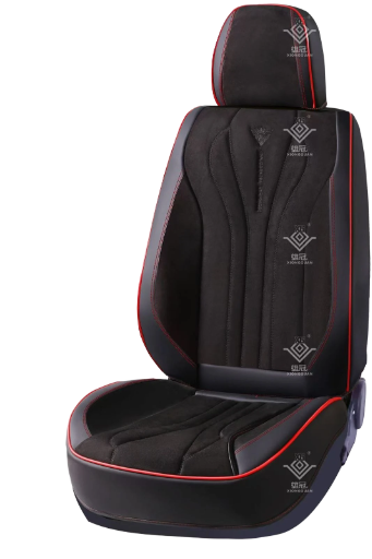 Leather-Plush Hybrid Car Seat Cover