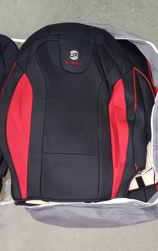 Black and Red Car Seat Cover