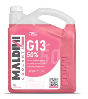 Maldini G13 Red Coolant – Antifreeze 50% – 5L