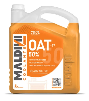 Maldini OAT Orange Coolant – Antifreeze 50% – 5L