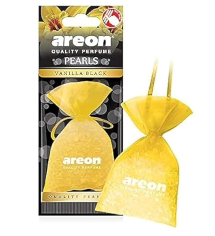 Areon Pearls Black Vanilla Car Air Freshener