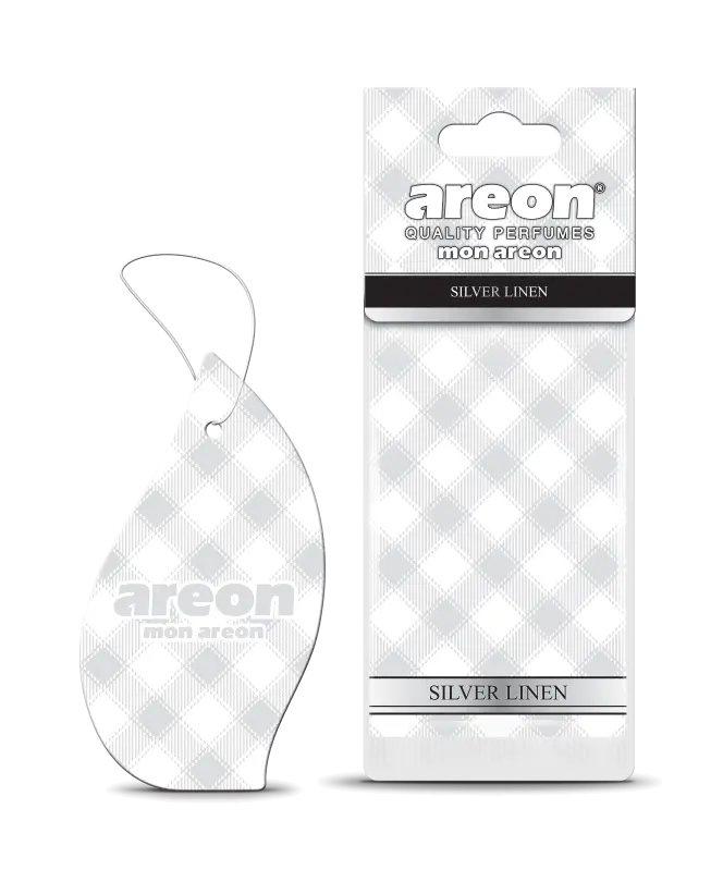 Areon Silver Linen Car Air Freshener