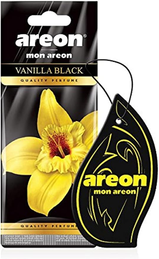 Areon Black Vanilla Car Air Freshener