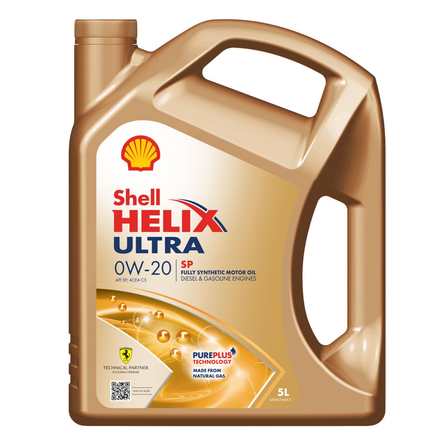 Shell Helix Ultra Professional AV-L 0W-20 Synthetic Engine Oil 5L