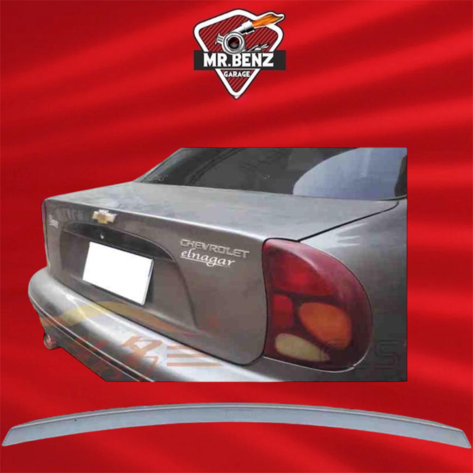 Trunk Spoiler for Chevrolet Lanos