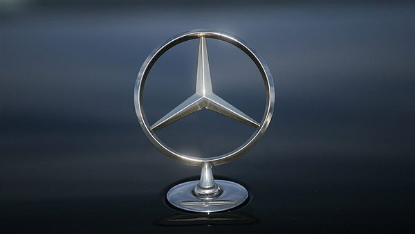 Mercedes Metal Badge