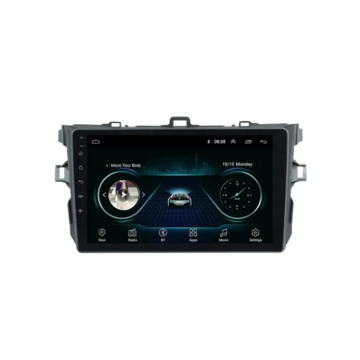 Custom Android Display Screen for Toyota Corolla 2008-2015